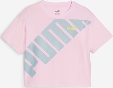 PUMA T-Shirt 'POWER' in Pink: predná strana