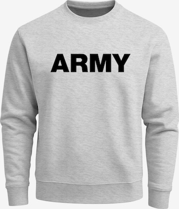 Neverless Sweatshirt 'Army' in Grey: front