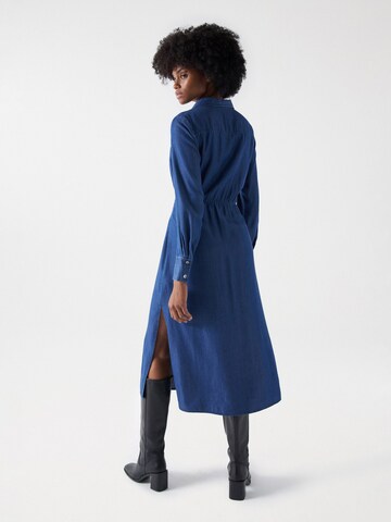 Salsa Jeans Shirt Dress in Blue