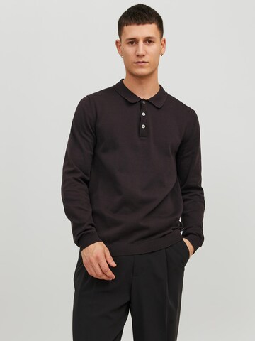 Pull-over 'BLAIGOR' JACK & JONES en marron : devant