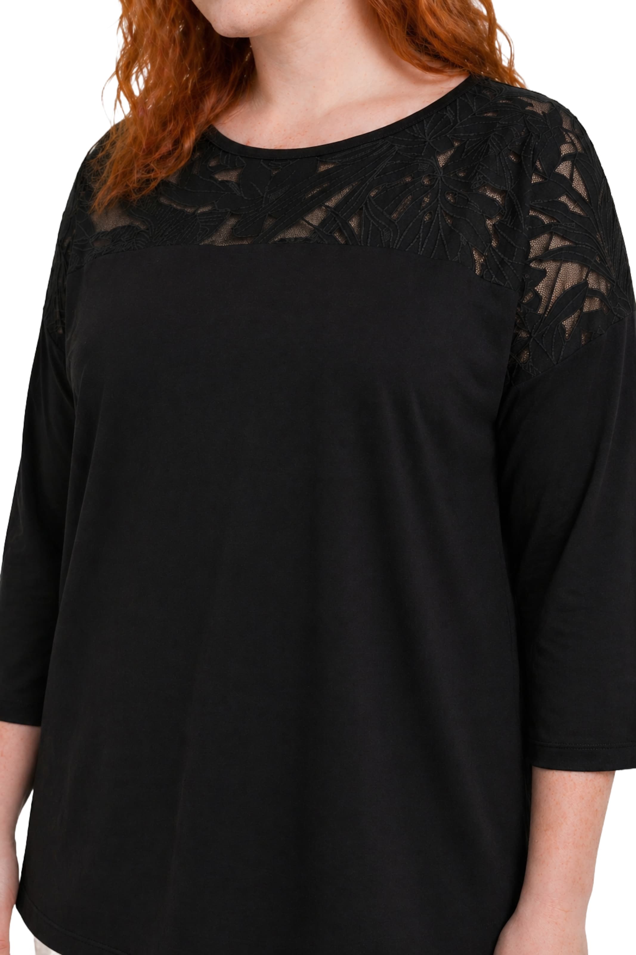Shape Of You Shirt in Zwart