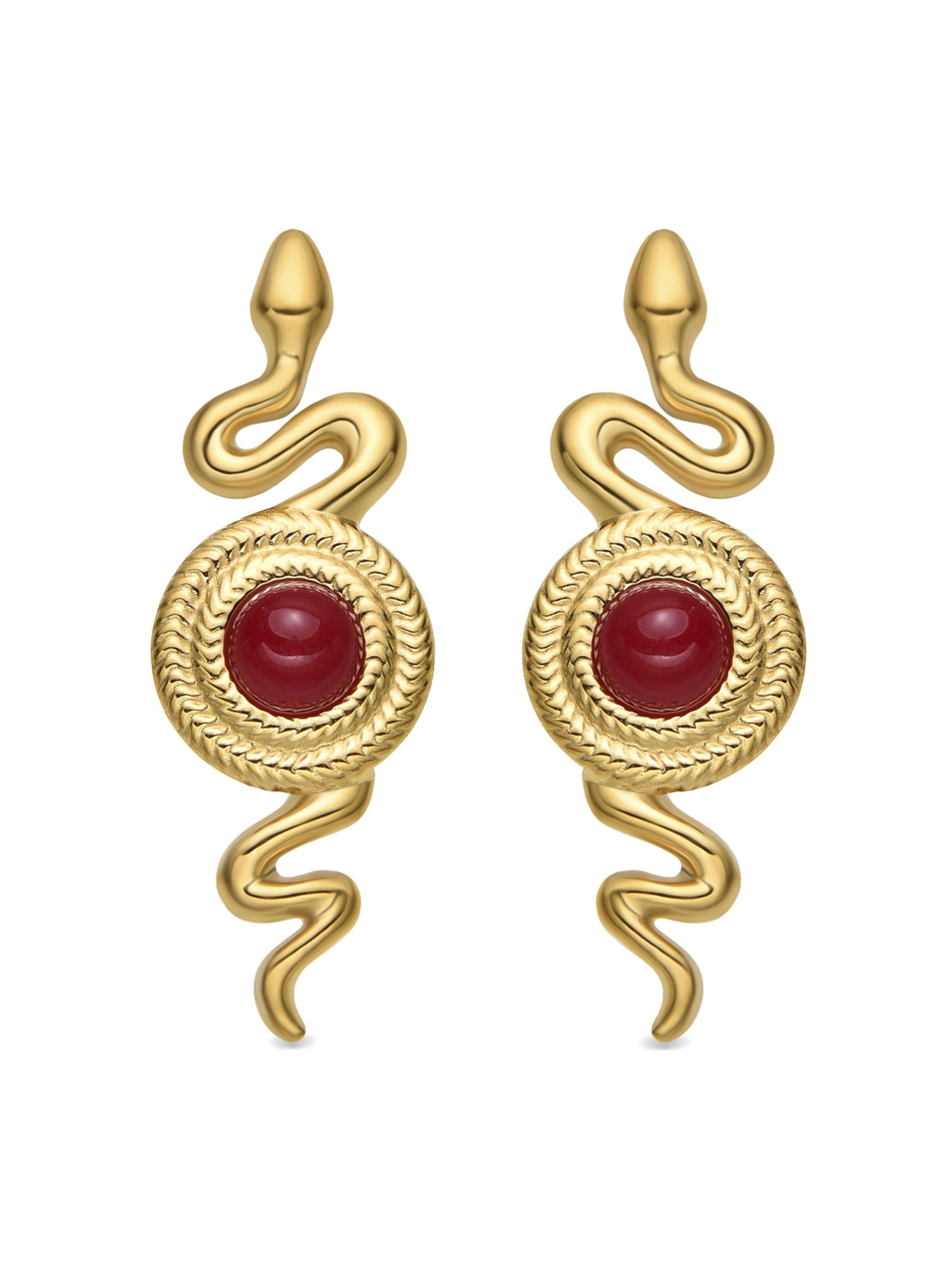 Orecchini 'EDRAK' Luxenter di colore rosso, Visualizzazione prodotti