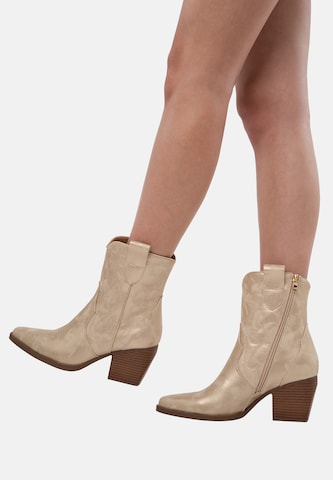 Salinyang Comwboystøvler i guld