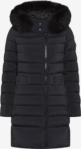 Peuterey Winterjas 'PEUTEREY SERIOLA ML 06 FUR GIUBBINO' in Zwart: voorkant