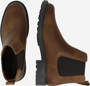 CLARKS Chelsea-saapad 'Orinoco', värv pruun