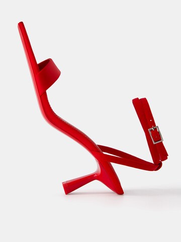 Bershka Sandale in Rot