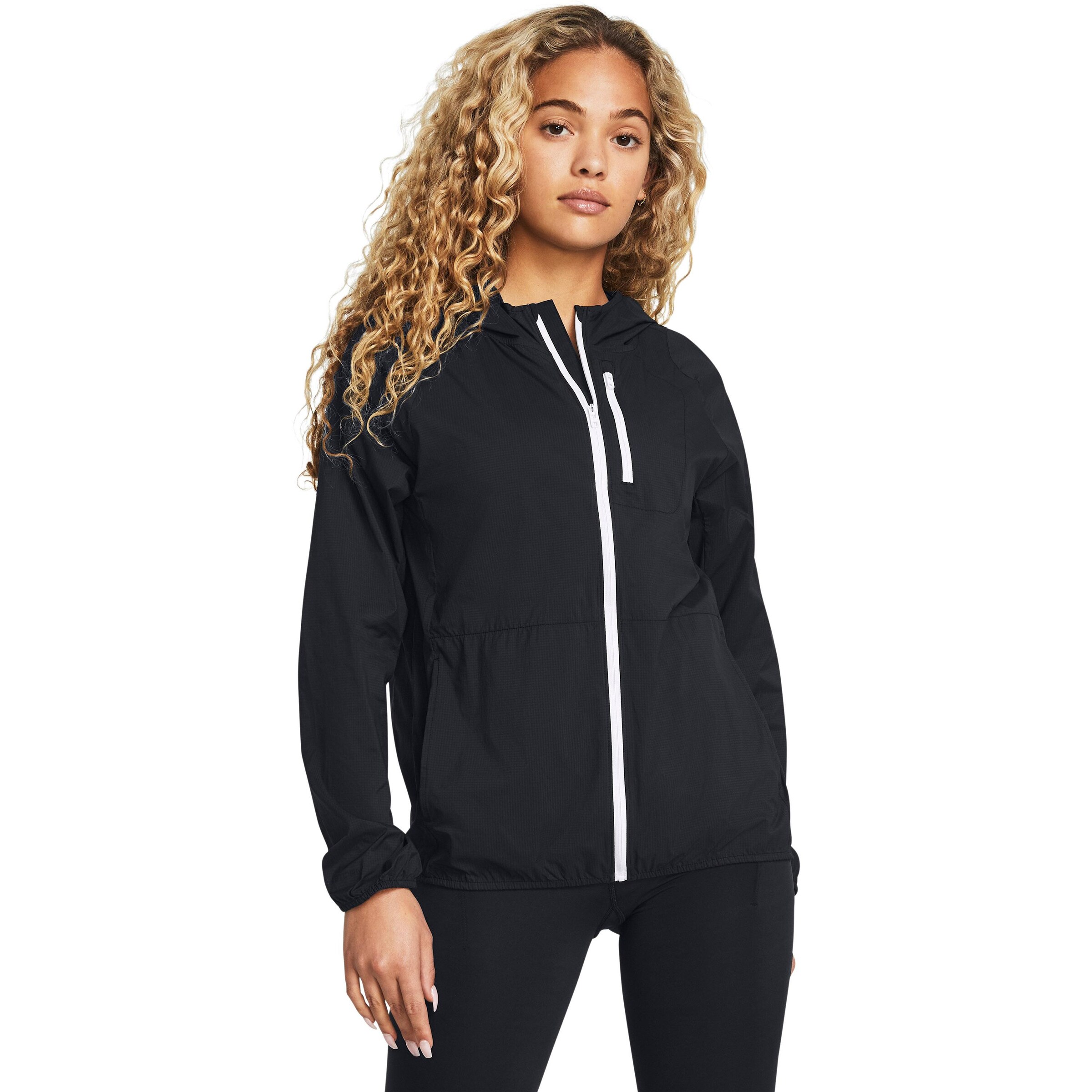 UNDER ARMOUR Sports jacket 'PHANTOM' in Black: front