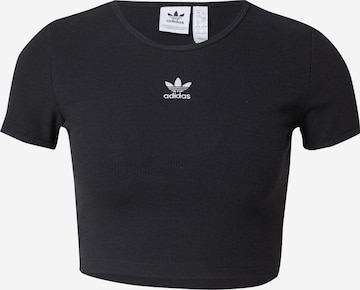 ADIDAS ORIGINALS Shirt 'Essentials' in Black: front