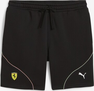 PUMA Regular Workout Pants 'Scuderia Ferrari' in Black: front