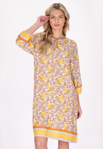 usha FESTIVAL Dress in Yellow: front