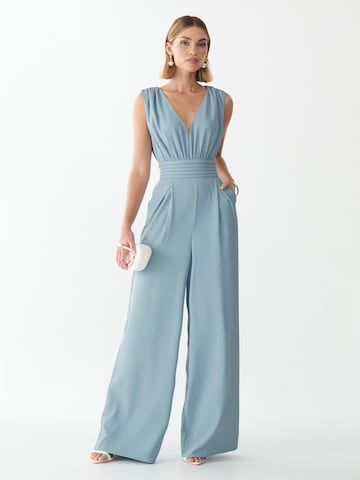 Willa Jumpsuit 'Libby' in Blau: Vorderseite
