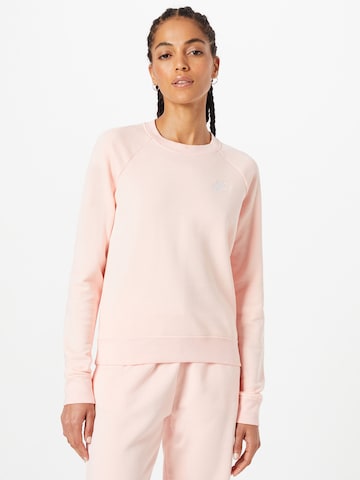 Sweat-shirt Nike Sportswear en rose : devant