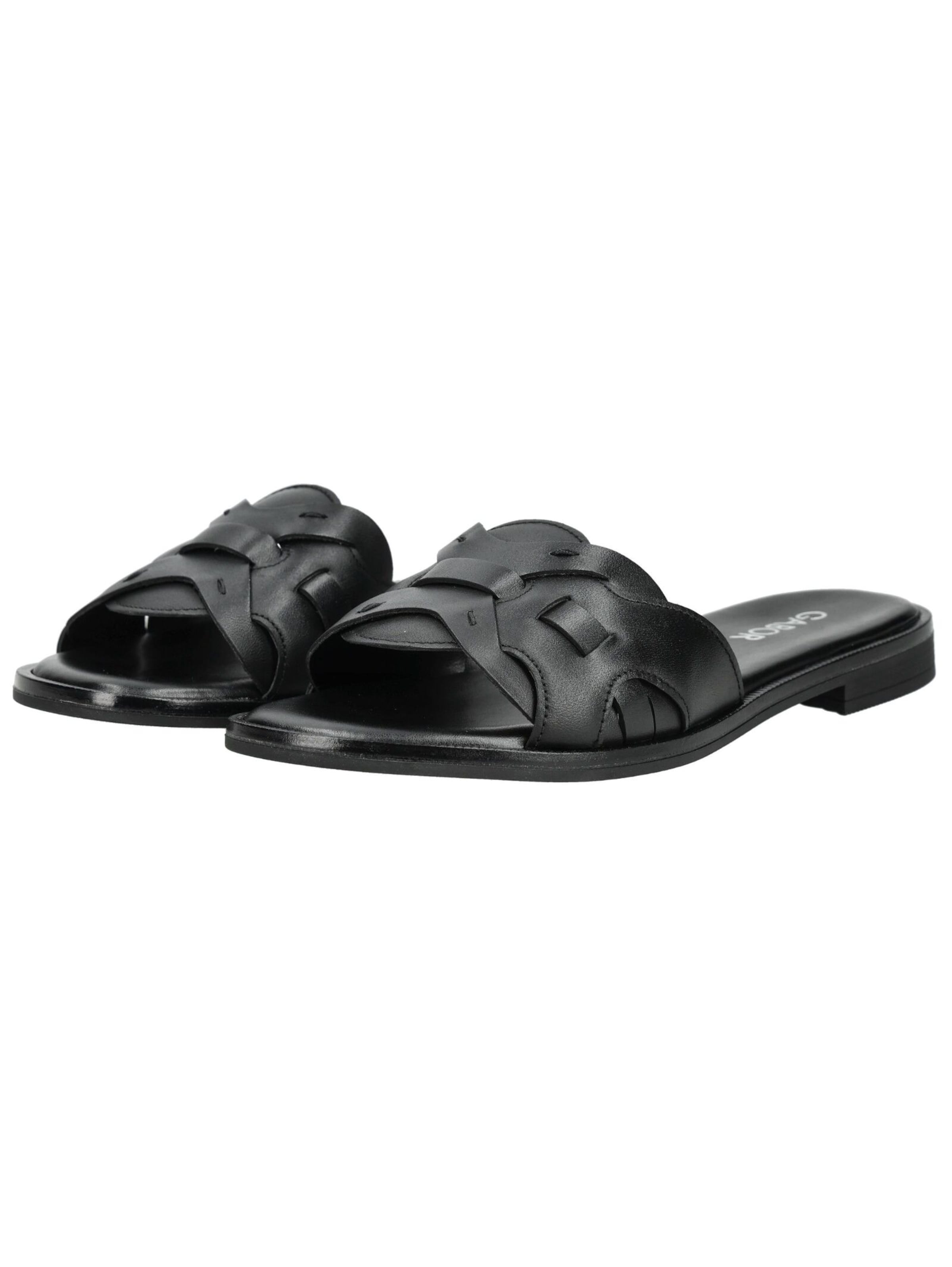GABOR Pantolette in Schwarz