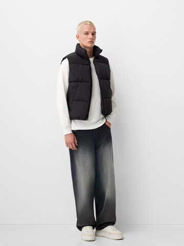 Bershka Bodywarmer in Zwart