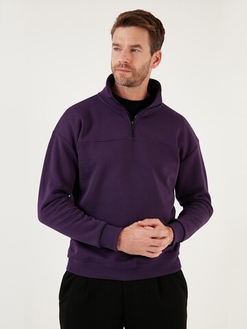 Sweat-shirt Buratti en violet : devant