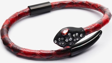 GT Collection Armband 'Snake Head' in Rood: voorkant