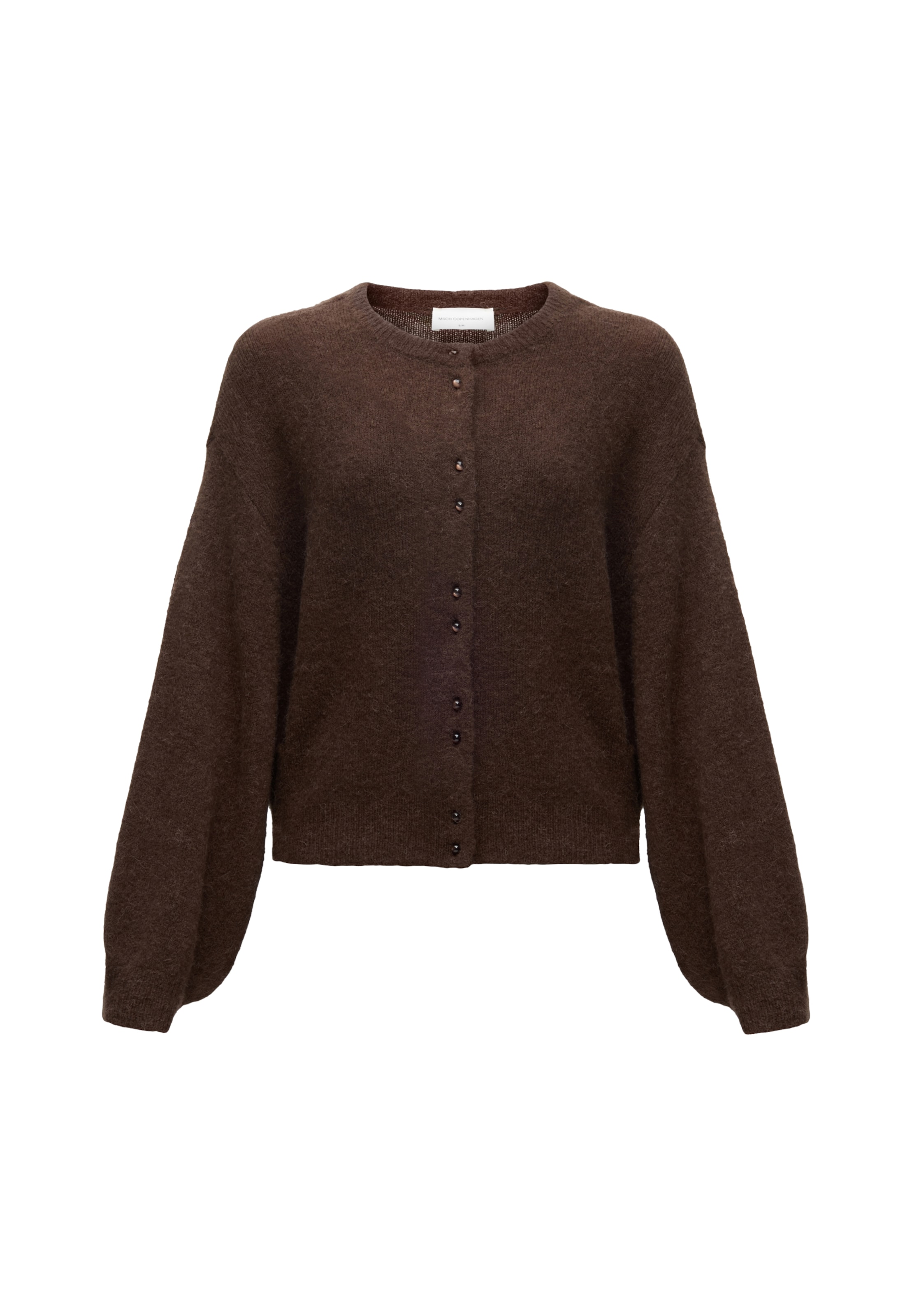 MSCH COPENHAGEN Knit cardigan 'Bondie Hope' in XS-S in Dark brown, Item view