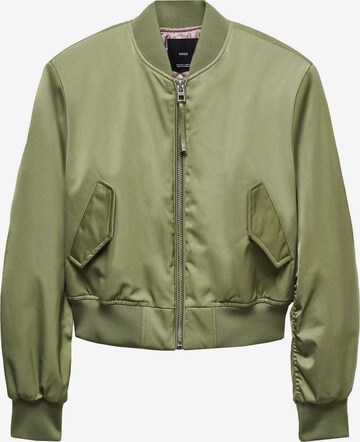 MANGO Between-Season Jacket 'Crush' in Green: front