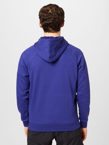 UNDER ARMOUR Athletic Zip-Up Hoodie 'Rival' in Blue