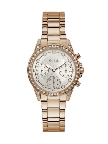 GUESS Multifunktionsuhr 'Gemini' in Gold: Vorderseite