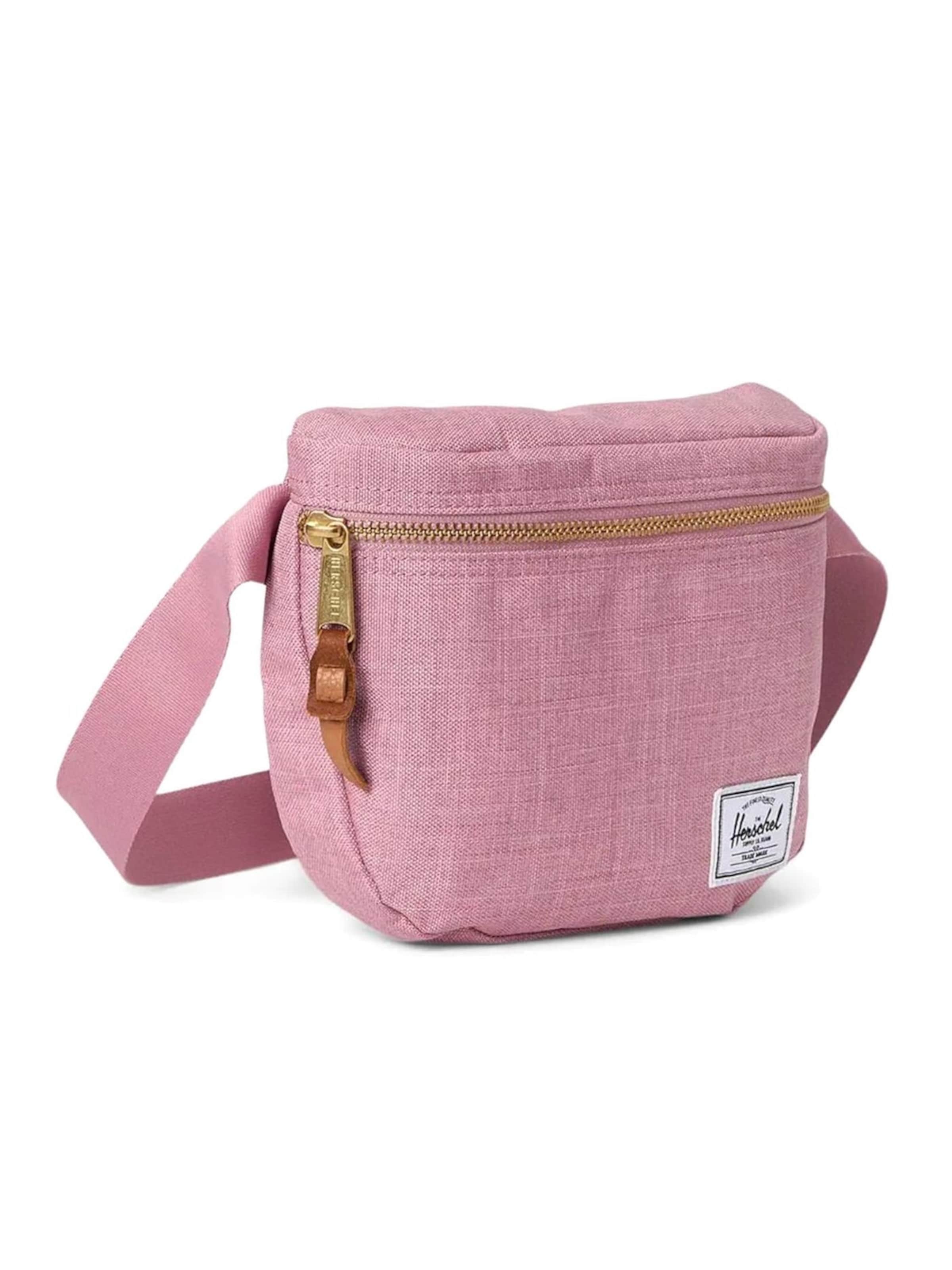 Marsupio 'Settlement Hip Pack Lilas Crosshatch' di Herschel in rosa: frontale