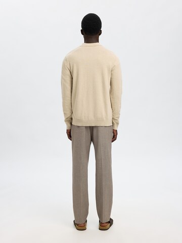 SELECTED Pullover 'SLHBERG' in Beige