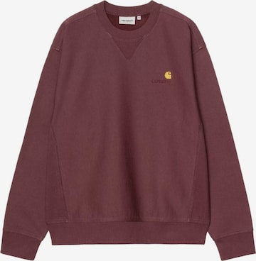 Carhartt WIP Pullover 'American Script' in Rot: Vorderseite