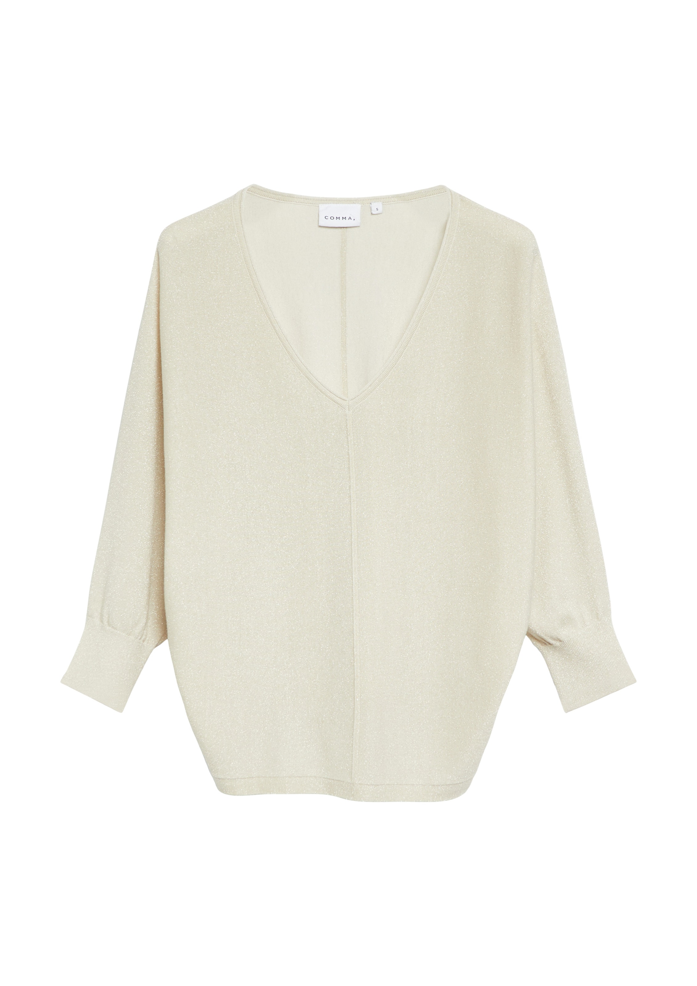 Pull-over COMMA en beige : devant
