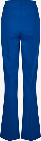 MARC AUREL Flared Pleated Pants in Blue