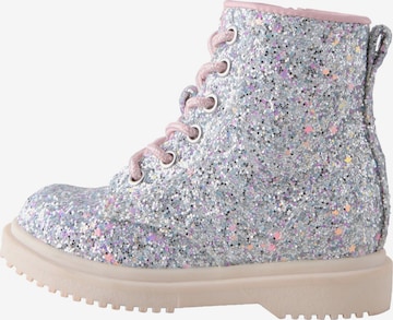 Next Saappaat värissä hopea: etupuoli