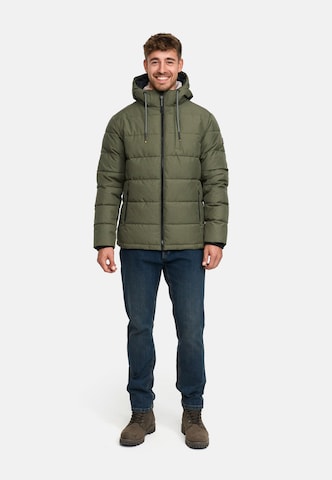 INDICODE JEANS Winterjas 'Hebero' in Groen