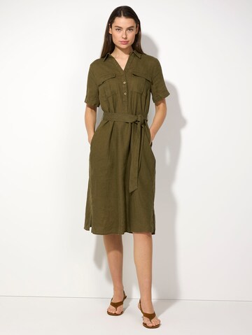 MORE & MORE Shirt Dress in Green: front
