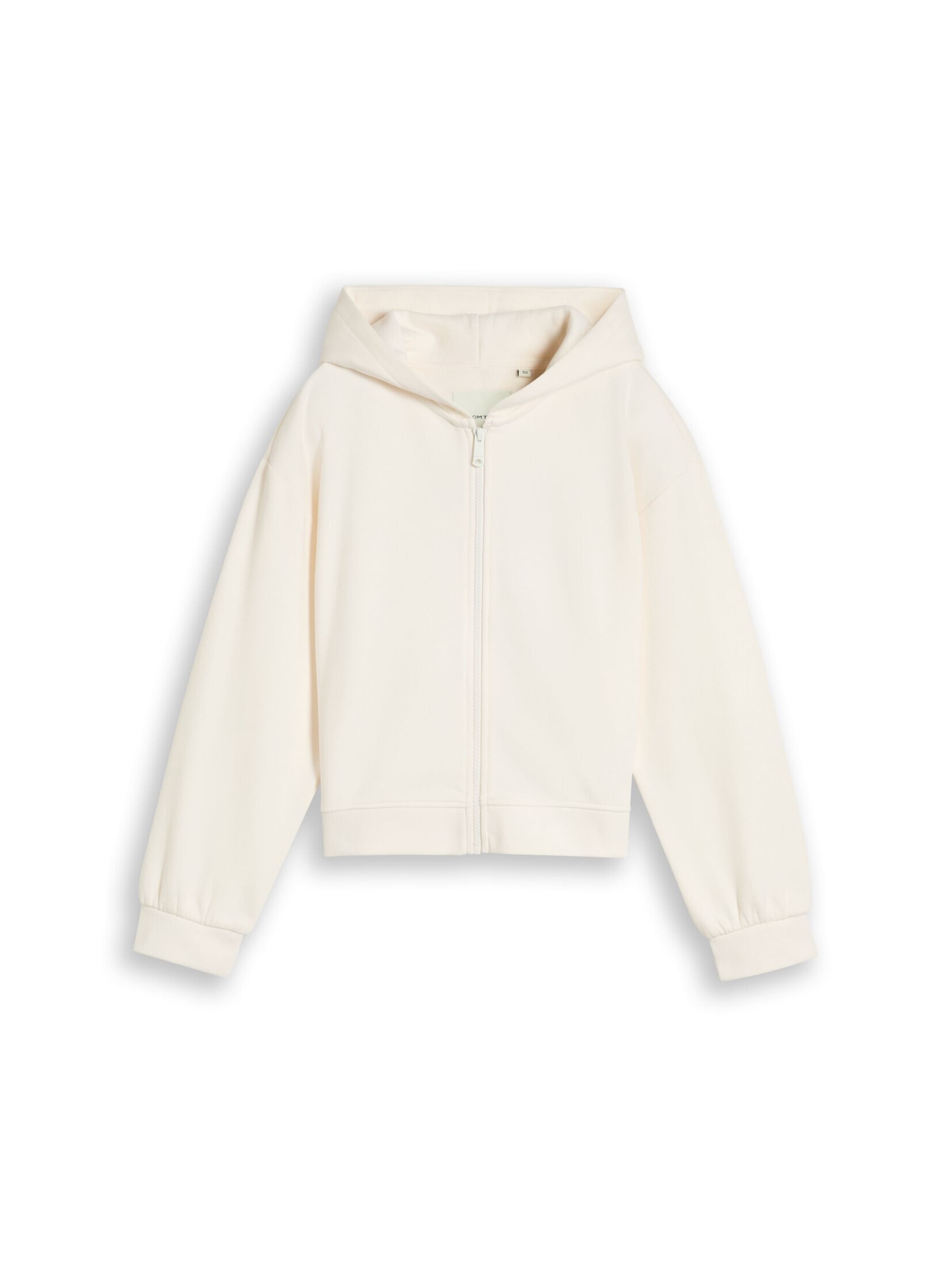 TOM TAILOR Sweat jacket in 152 in Light beige / Light blue / Light pink / Black, Item view