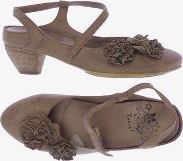 THINK! Sandals & High-Heeled Sandals in 39 in Brown: front