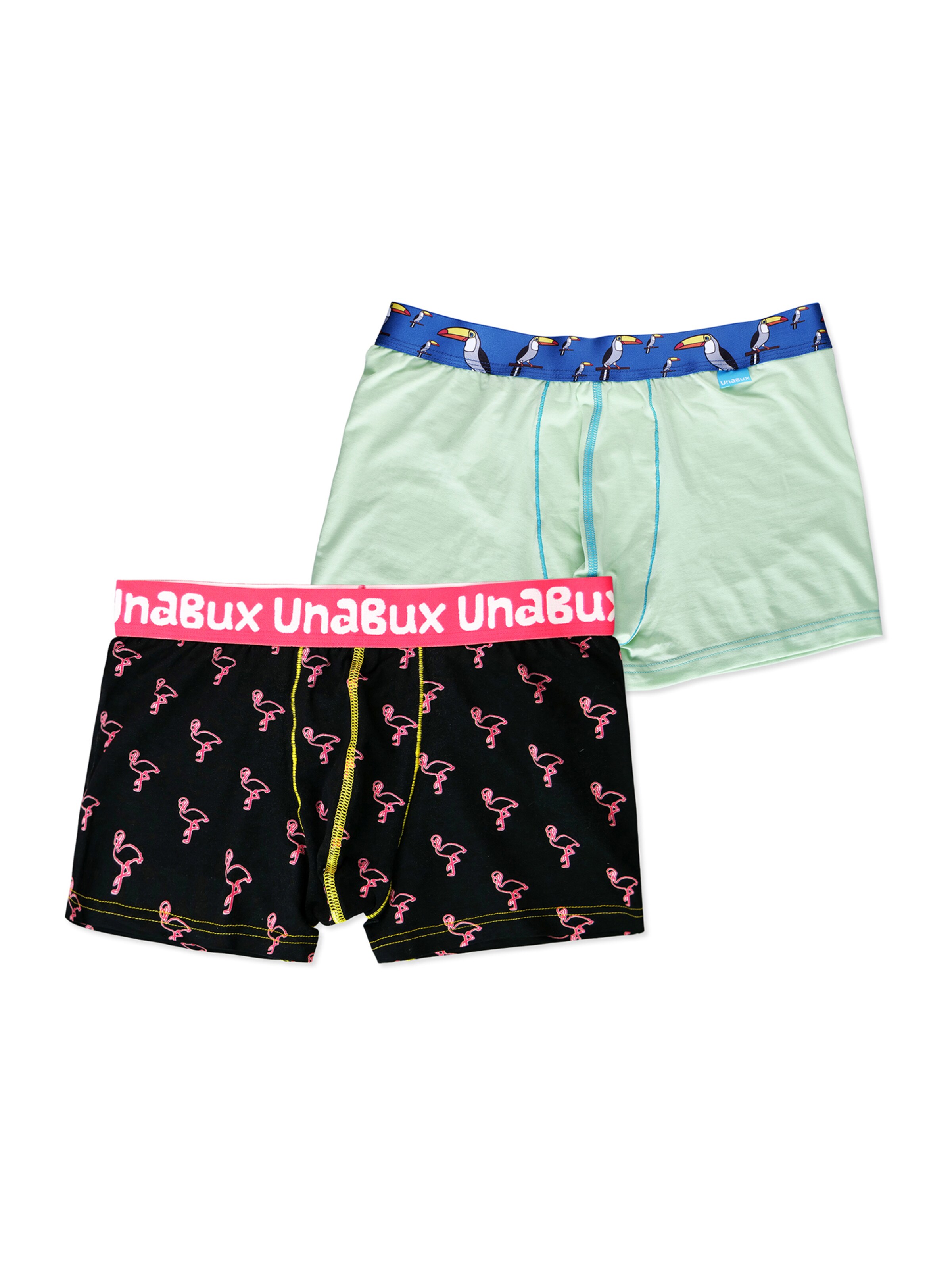 UNABUX Boxershorts in Grün: Vorderseite