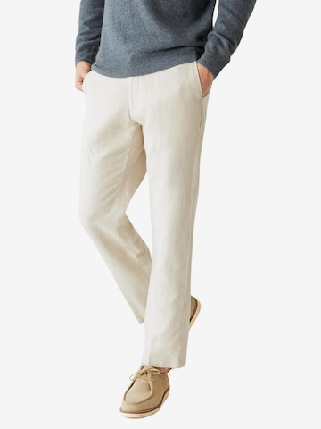 Marks & Spencer Regular Pants in Beige: front