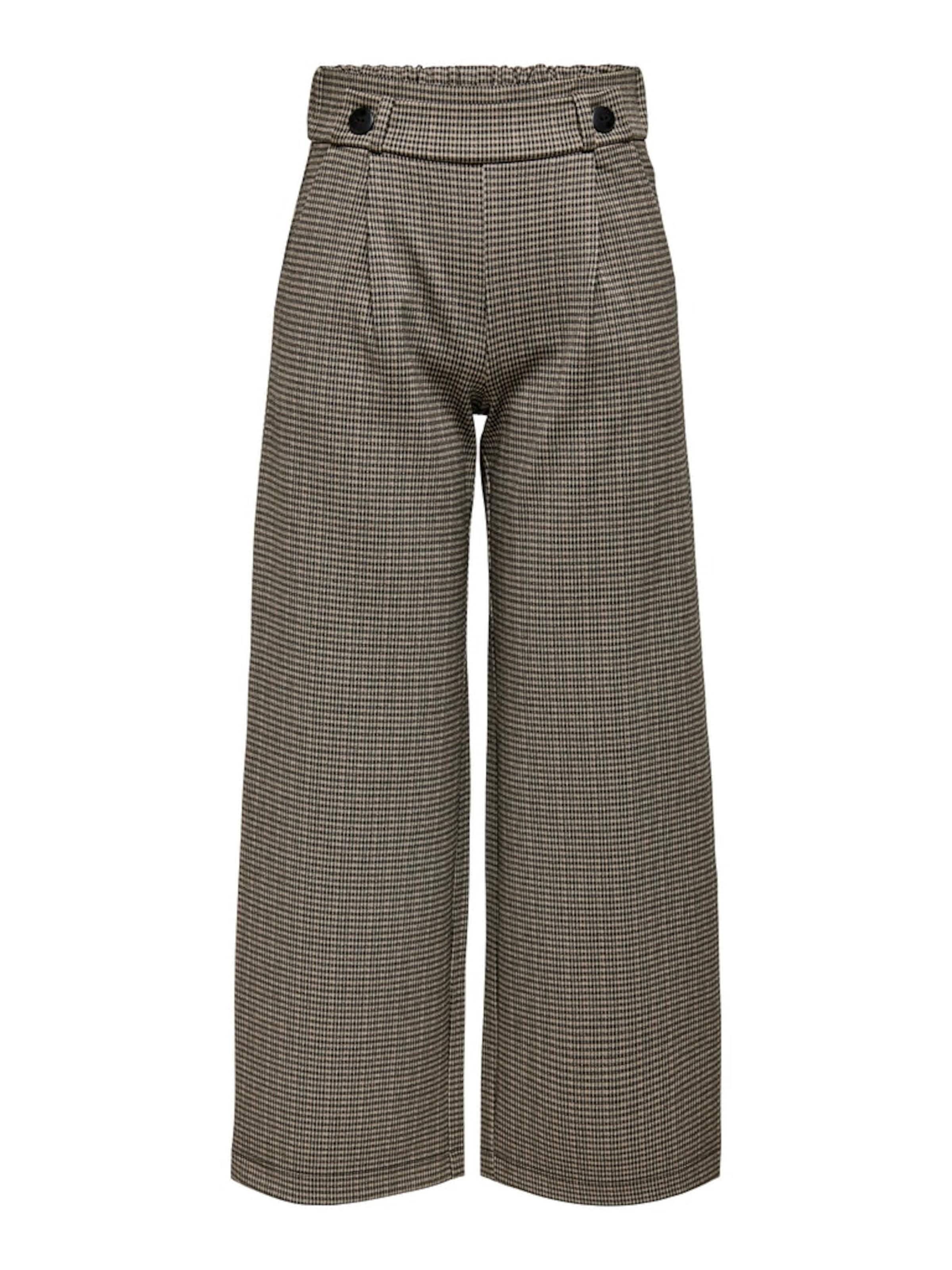 JDY Wide leg Bandplooibroek &#x27;JDYGeggo Mia&#x27; in Bruin: voorkant