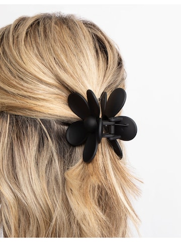 soho Hair accesoires Hair jewelry 'Bloom Hair Claw - Black' in Black