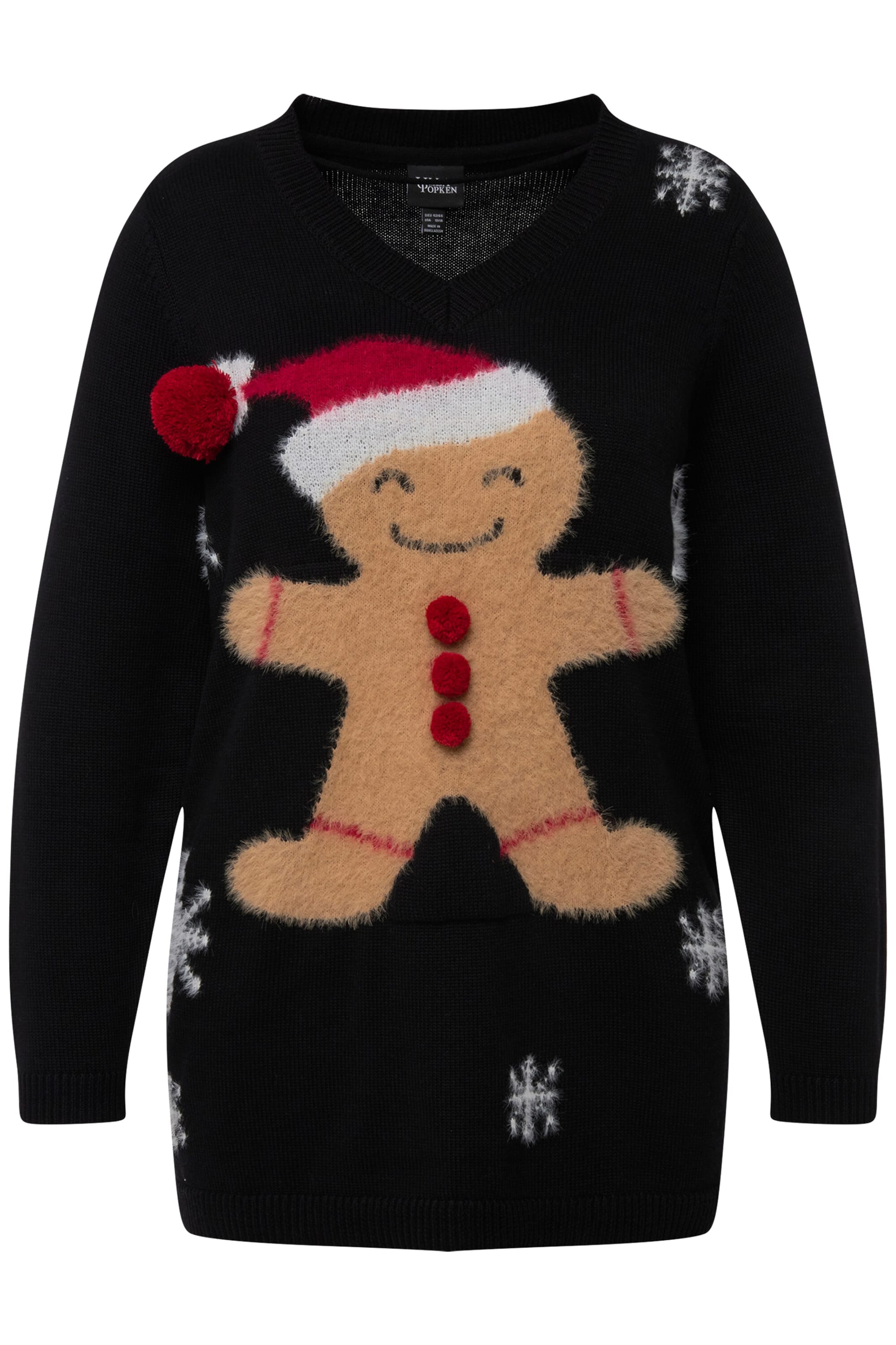 Ulla Popken Sweater in Black: front