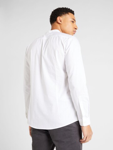 HUGO Slim fit Button Up Shirt 'Enrique' in White