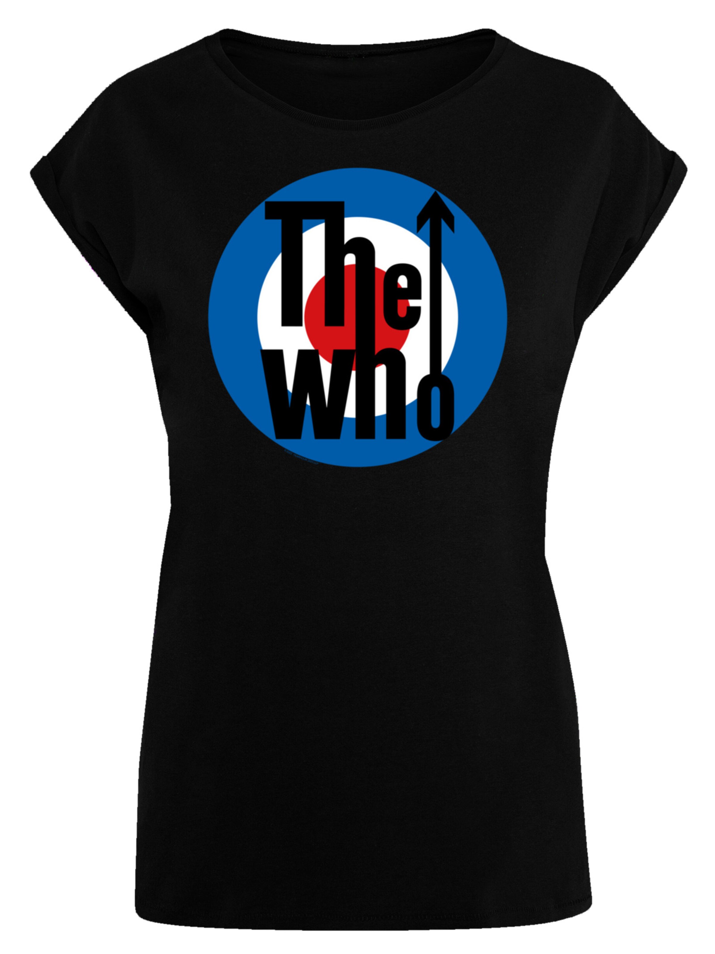 F4NT4STIC T-Shirt 'The Who Target' in Schwarz: Vorderseite