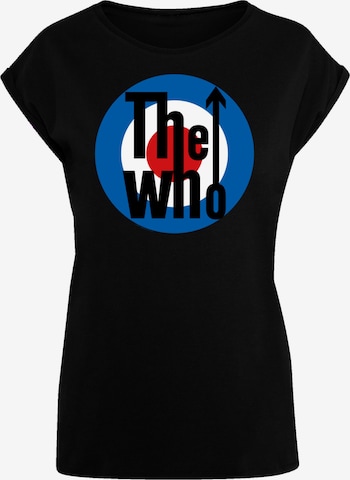 F4NT4STIC T-Shirt 'The Who Target' in Schwarz: Vorderseite