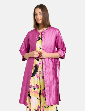 TAIFUN Between-Seasons Coat in Pink: front
