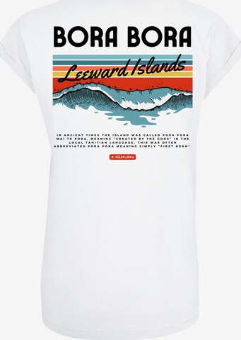 F4NT4STIC Shirt 'Bora Bora Leewards Island' in Wit