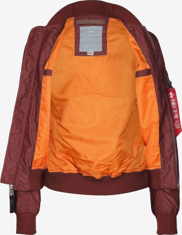 Giacca di mezza stagione 'MA-1 TT WMN' di ALPHA INDUSTRIES in rosso