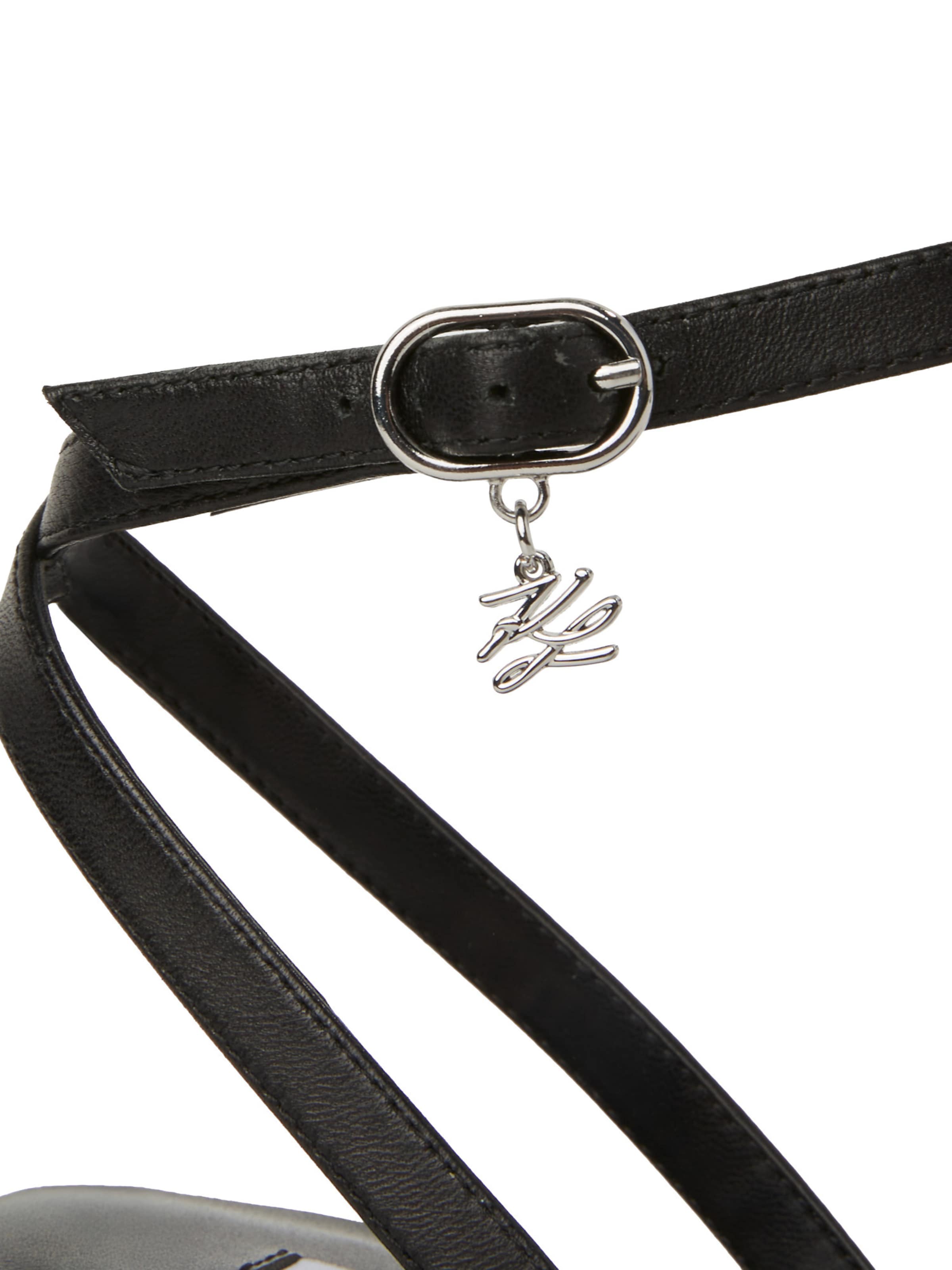 Karl Lagerfeld Σανδάλι με λουράκια 'Karmel' σε μαύρο