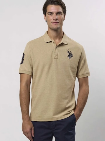 U.S. POLO ASSN. Klasický střih Košile ' Alfredo ' – béžová: přední strana