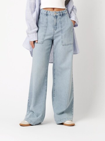 Rosner Wide Leg Jeans 'Mara' in Blau: Vorderseite