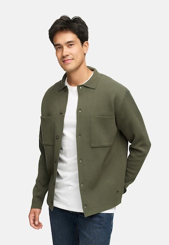INDICODE JEANS Gebreid vest 'Bellino' in Groen