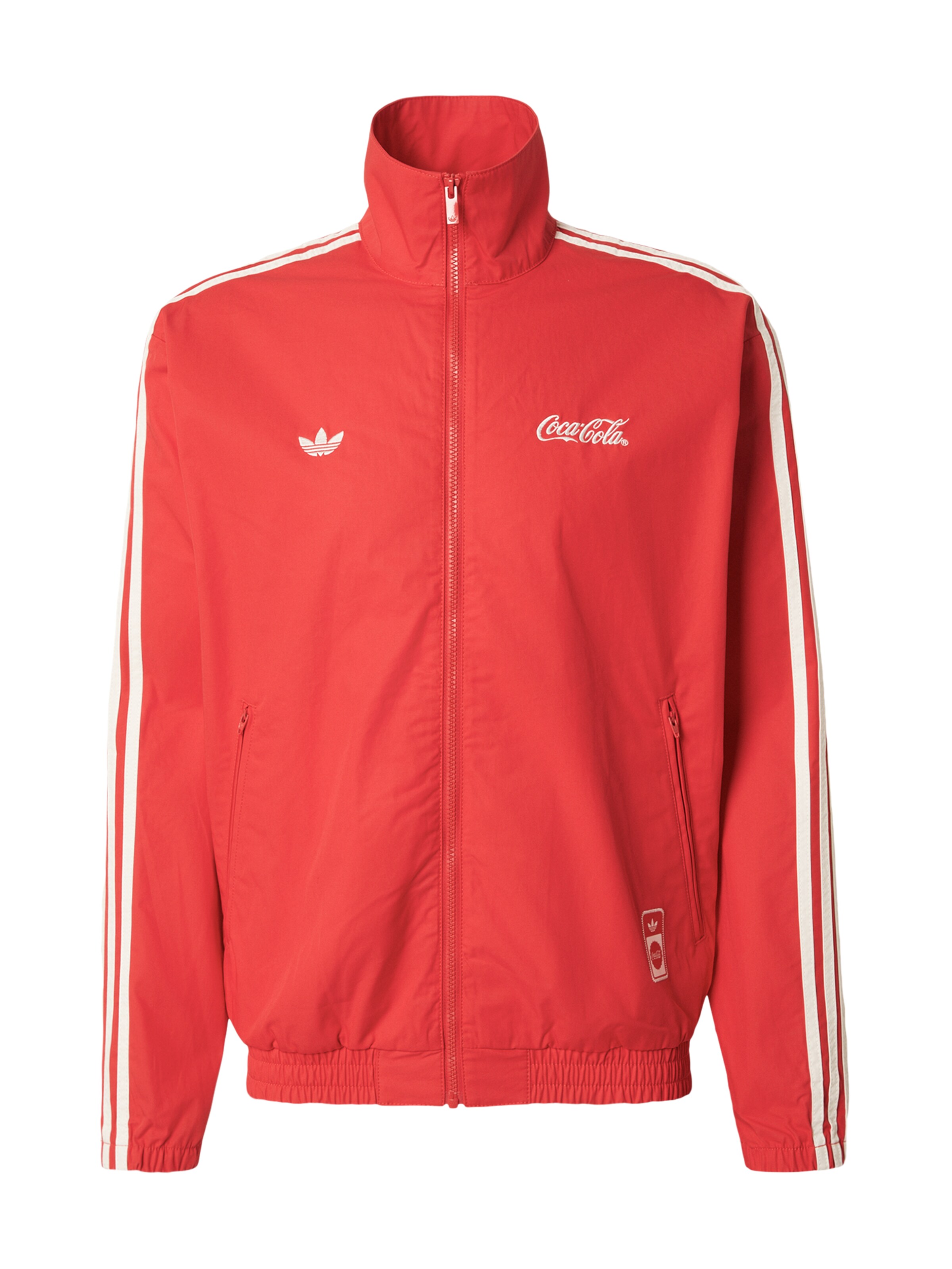 ADIDAS ORIGINALS Демисезонная куртка 'Coca Cola Classic Firebird' в Красный: спереди